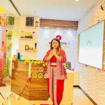 Wishing everyone a sparkling Diwali from our academy! Here I am at our Noida campus, celebrating the festival of lights with our wonderful students and staff.