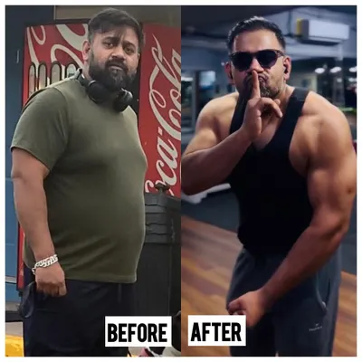At 40 plus, he decided to get serious. This transformation was achieved naturally with science-based training and smart supplement guidance. He is now stronger, healthier, and more confident than ever.