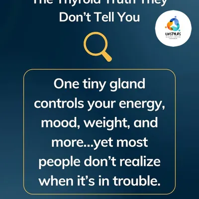 Your thyroid is a tiny gland with a huge job, controlling your energy, mood, and weight. Most people don't realize when it's in trouble. I help you understand the signs and support it with the right nutrition.