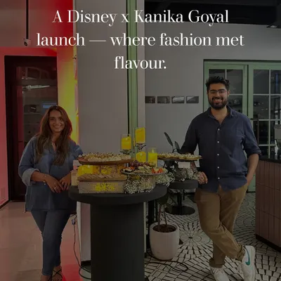 A Disney x Kanika Goyal launch, where fashion met flavour. Here we are, proudly standing by our setup, after bringing a touch of Apero magic to this whimsical event.