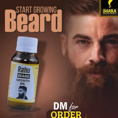 This is for the men who want to start growing a healthy beard. My Rahu Beard Growth Oil is the perfect first step to nourish your facial hair follicles.