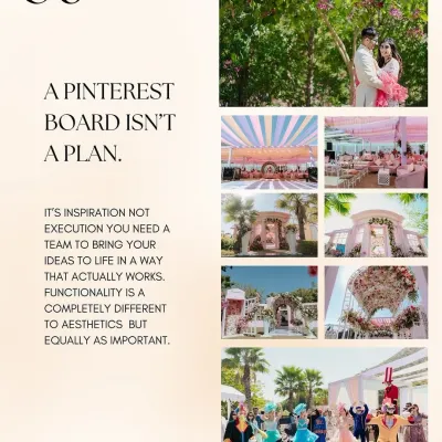 A Pinterest board is for inspiration, not execution. We are the team that brings your ideas to life, ensuring the final result is both beautiful and functional.
