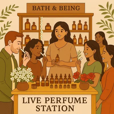 Looking for a truly unique experience for your next event? I bring a Live Perfume Station to you. Guests can explore beautiful scents and blend their own personal fragrance to take home, making any celebration unforgettable.