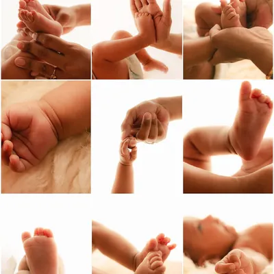This collection of moments shows the variety of details I look for before a casting. From the way they curl their toes to the texture of their skin, these are the elements that make your baby's 3D impression a truly personal work of art.