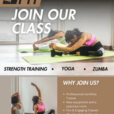 Sweat. Smile. Repeat. Join our classes for strength training, yoga, and Zumba with professional trainers and new equipment.