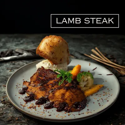 This is my Chef’s signature Lamb Steak, a true highlight of our evening menu. I ensure each premium cut is seared perfectly, served tender and juicy with a rich, flavourful sauce and seasonal vegetables.
