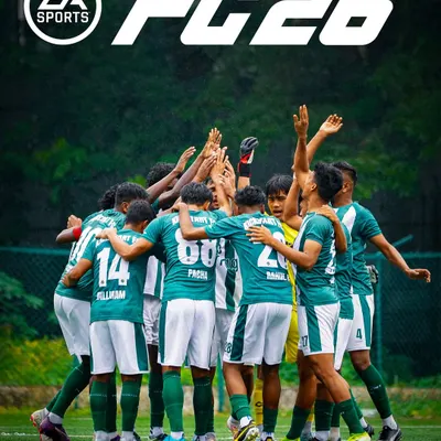 Reimagining our team huddle as an epic FC26 cover. This is the unity and spirit that defines our club, ready for the virtual world.