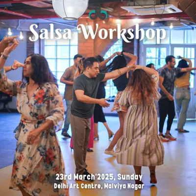 Join our exclusive Salsa Workshop on March 23rd. This session is open to all levels, whether you're a complete beginner or looking to sharpen your skills.