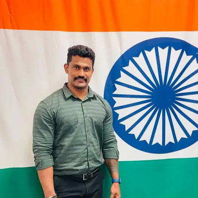 My nation, my pride. There is no greater honor than representing my country. Standing in front of the national flag, I feel a sense of purpose that drives me to push harder every day. Jai Hind!