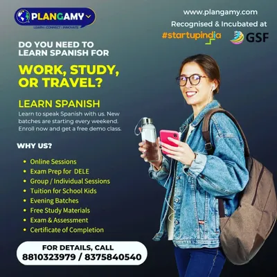 Do you need to learn Spanish for work, study, or travel? We can help you learn to speak Spanish with confidence through our online sessions. Our courses include exam prep for DELE, free study materials, and a certificate of completion.