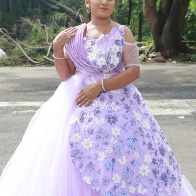 A stunning evening gown look created by one of my talented students. They perfectly executed a soft glam makeup style to complement this beautiful lavender gown.