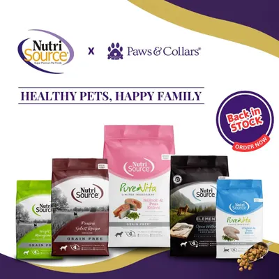 We are excited to announce that our shelves are fully restocked with NutriSource pet foods. This range offers a variety of grain-free and life-stage specific formulas to support your pet's gut health and overall vitality.