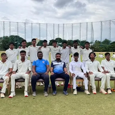 We build champions. This is our Swastik Union U-19 team, the winners of the 2024-25 KSCA tournament.