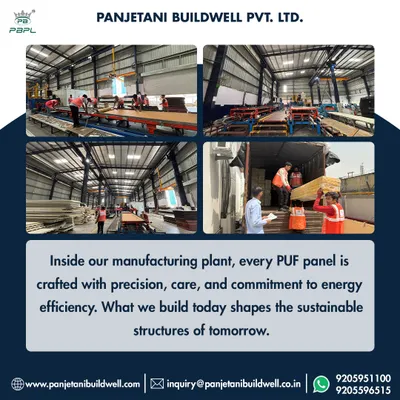 A look inside our manufacturing plant, where every PUF panel is crafted with precision. From production to dispatch, we are committed to building the sustainable structures of tomorrow.
