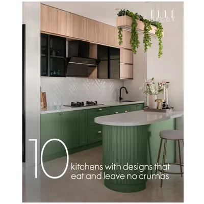 We are thrilled to be featured in Elle Decor! This recognition of our green and wood kitchen design is a testament to our team's effort and our client's trust.