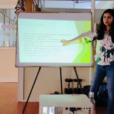 Leading a short-term course on Diet and Nutrition for a group of yoga trainers. My aim is to equip them with the fundamental knowledge to provide holistic wellness guidance.