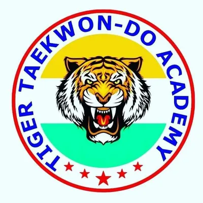 The official logo of my academy, Tiger Taekwondo Academy. The tiger represents strength and courage.