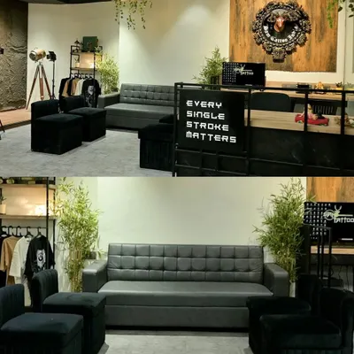 Welcome to our space in Malad West. We've designed our studio to be a calm, clean, and inspiring environment where you can feel comfortable and excited about your new piercing.