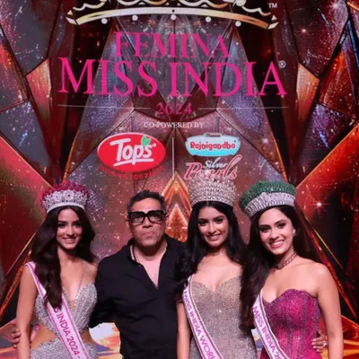 A proud moment with the stunning winners of Femina Miss India 2024. It's always an honour to be the official hairstylist for the pageant and help these amazing women on their journey to the crown.