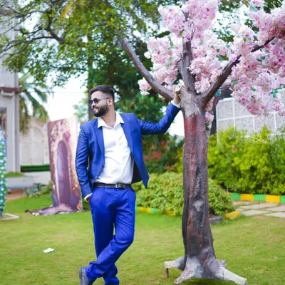 A portrait of the groom-to-be, looking stylish during his pre-wedding shoot. I make sure both partners get their own moments to shine.