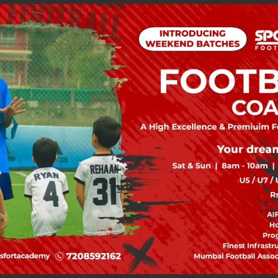 We are excited to introduce our new weekend batches for football coaching at St. Andrew's Turf. These sessions are perfect for age groups U5 to U15, featuring our holistic curriculum led by AIFF certified coaches.