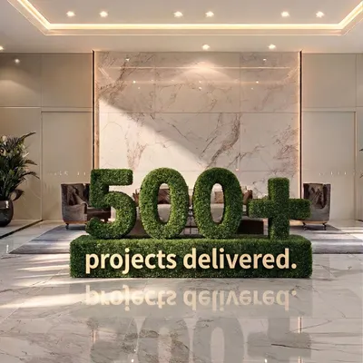 500+ projects delivered. This number represents 500+ partnerships, challenges, and successful transformations. It is a measure of our experience and our clients' trust in our ability to execute.