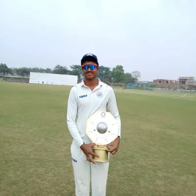 A proud moment for SKCA. Our trainee Sarthak Jha, after being trained by Sonu Sir, was selected for the Bihar U-16 team and delivered outstanding scores of 191 and 90, helping Bihar win the Vijay Hazare Trophy after 14 years.
