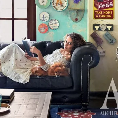 In designing this home for Kangana Ranaut, we created a sanctuary that was true to her Himachali roots. The space is layered with rustic textures, a hand-aged color palette, and personal collections, creating a home that feels both timeless and deeply personal. It was a journey of translating her story into a physical space.