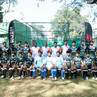 The official BTM FC Squad for the 2023-24 season, pictured in our away kit.