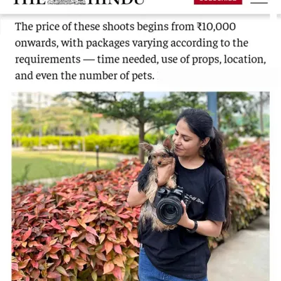 We were thrilled to see our founder and our mission featured in The Hindu. This recognition fuels our passion for capturing the beautiful bond between pets and their people and allows us to share more stories with the world.
