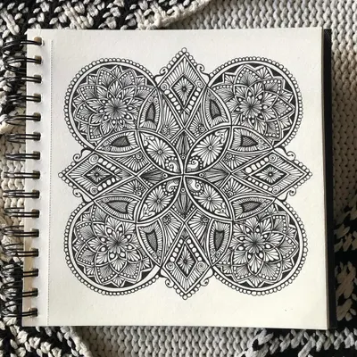 This is where it all began. A simple pen, a piece of paper, and curiosity. This post is a throwback to my early days of discovering the calming process of creating mandalas.