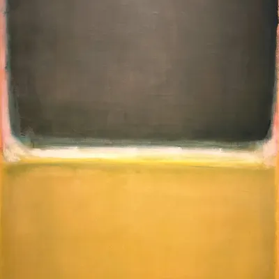 When in Paris, a visit to the Rothko retrospective at Fondation Louis Vuitton is a must. This photo captures one of his classic color field paintings.