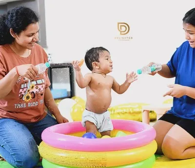 A playful moment at home during a birthday celebration. I love capturing these real, unscripted interactions that show the love and fun within a family.