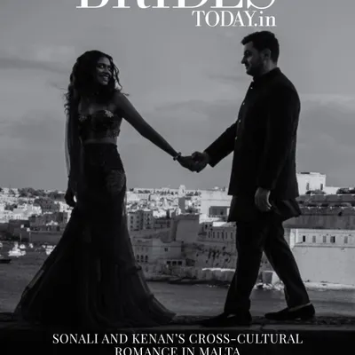 I am so proud to see this beautiful cross-cultural wedding in Malta featured on the cover of Brides Today. We blended Indian and Turkish traditions against the stunning Mediterranean landscape to create something truly special.