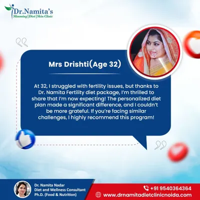 This is the story of Mrs. Drishti. When she came to me, she was struggling with fertility issues. We worked together on a personalized diet plan focusing on whole foods, and I am so happy to share that she is now expecting. Her journey shows that the right nutrition can make a significant difference.