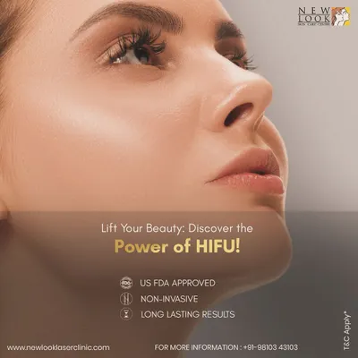 Our HIFU treatment is a powerful, non-surgical solution for skin tightening. It is US FDA-approved and works by stimulating collagen deep within the skin to create a visible lift and firmer contour over time.