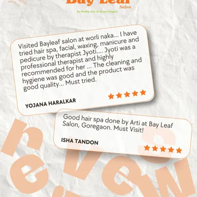 Our clients say it best. We're so thankful for clients like Yojana and Isha who took the time to share their positive experiences with our therapists and hair spa services.
