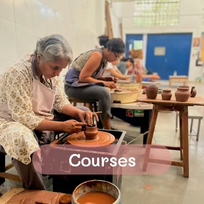 Our courses are designed to guide you on your personal clay journey. From basic wheel throwing to advanced mentorship modules, we have a path that is suitable for you, whether you can join on weekdays or weekends.