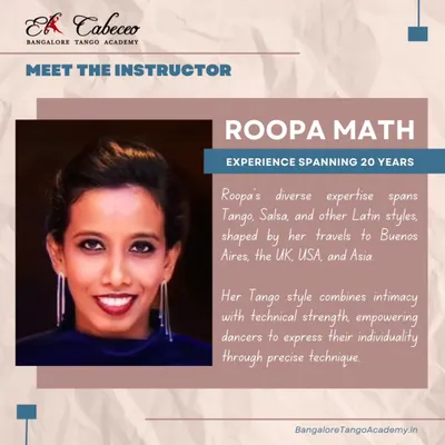 With 20 years of experience dancing and teaching Tango, Salsa, and other Latin styles, my approach is to blend technical precision with intimate connection. I am here to guide you step by step on your dance journey.