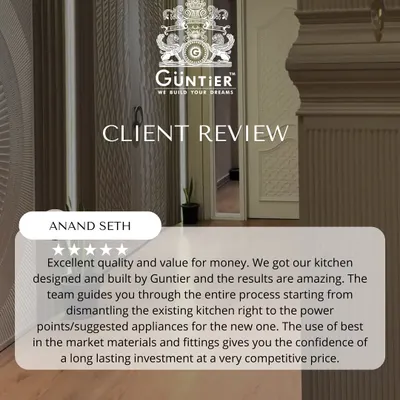 Our clients appreciate the value and quality we deliver. Anand Seth highlights how our team guided him through the entire process, using the best materials and fittings for a long-lasting investment.