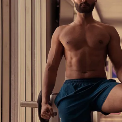 A shot from a training session. I believe a coach should embody the results they promise, and I work hard to maintain my own physique and strength.