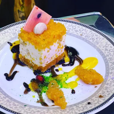 Every dish is a piece of art. This plated fusion dessert showcases my commitment to food styling, combining textures, colors, and flavors to create a beautiful and delicious finale for your sit-down dinner.