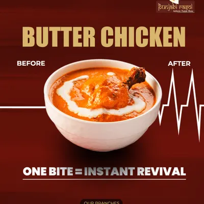 One bite of our Butter Chicken is all it takes to turn your day around. It's the ultimate comfort food, rich in flavour and cooked to perfection.
