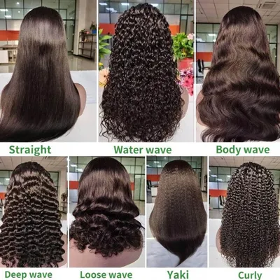 We can create any look you desire with our wide range of hair textures. This chart shows some of the options we offer, from silky straight and body waves to deep curls and yaki textures. We will help you find the perfect match for your hair type.