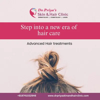 This graphic introduces the new era of advanced hair treatments available at my clinic. I offer a range of options, including GFC and PRF therapy, to address hair loss and improve hair health.