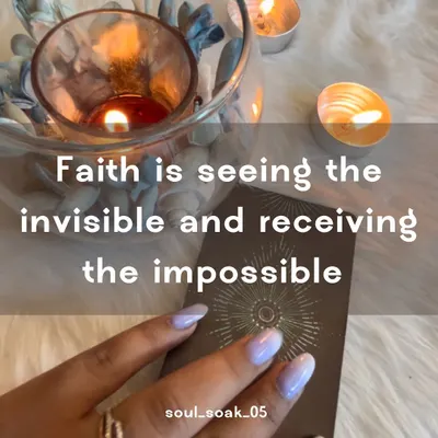 This is a core belief in my practice. Faith is the act of seeing what is not yet visible and trusting that you can receive what feels impossible. It is a powerful anchor in uncertain times.
