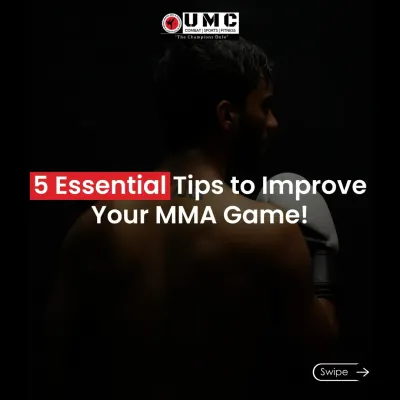 This graphic introduces 5 essential tips to improve your MMA game. We focus on providing actionable advice that our members can apply directly to their training.