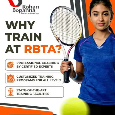 Why train with us? This graphic summarizes our core strengths: professional coaching by certified experts, customized training programs for all levels, and state-of-the-art training facilities. Join us to elevate your game.
