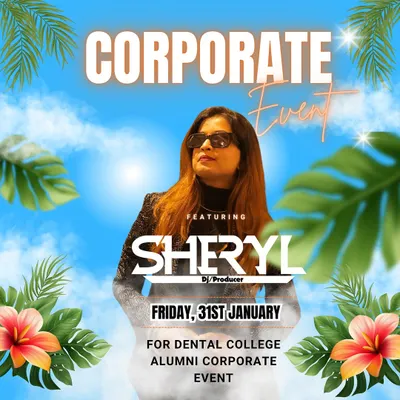 Getting ready to perform for a Dental College Alumni corporate event. I handle all types of corporate gatherings, ensuring the music is perfectly matched to the event's theme and audience.