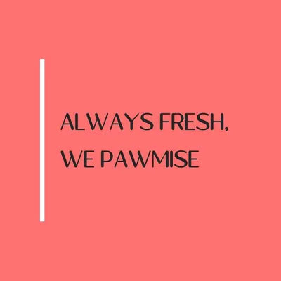 This is my simple promise to you and your dog. I believe fresh is best, and I stand by the quality of every single meal I make. Always fresh, I pawmise.